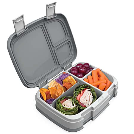 4 compartment steel lunch box|Bentgo Modern 4 Compartment Bento Style Leakproof .